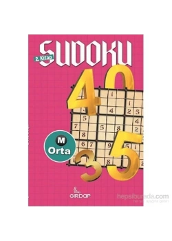 Sudoku 2.Kitap Orta Seviye Girdap Yayın