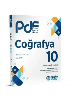 Eğitim Vadisi 10.Sınıf Coğrafya Planlı Ders Föyü