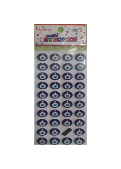 Ticon.Tps-016/01.Puffy Sticker (Nazar-Küçük) Kod:348956