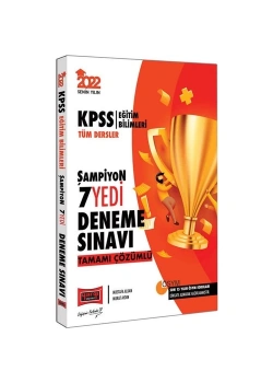 Yargı 2022 Kpss Eğitim Bilimleri Şampiyon 7 Deneme Sınavı
