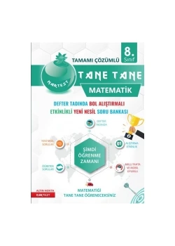 Nartest 8.Sınıf Yeşil Defter Tadında Tane Tane Matematik