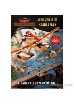 Gerçek Bir Kahraman Çıkartmalı Boyama Uçaklar  Disney