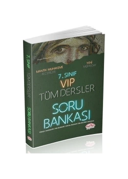 7.Sınıf Vip Tüm Dersler Soru Bankası   Editör
