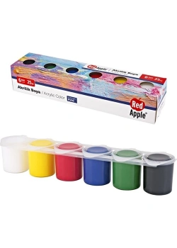 Red Apple Akrilik Boya 25 Ml 6 Renk  Ra103-6