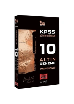 Yargı 2022 Kpss Eğitim Bilimleri 10 Altın Deneme Çözümlü