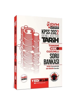 Kpss 2022 Gk Tarih Çözümlü Soru Bankası  Yediiklim