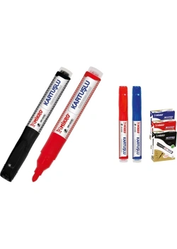 Mikro  Mr-6019 Kartuşlu Beyaz Tahta Kalemi Siyah M6019S