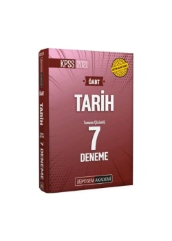 Pegem Öabt 2021 Tarih Öğretmenliği 7 Çözümlü Deneme