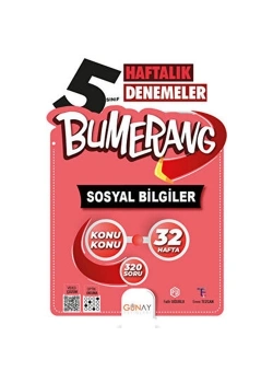 Günay 5.Sınıf Sosyal Bilgiler Haftalık Denemeler