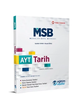 Ayt Tarih Modüler Soru Bankası Eğitim Vadisi