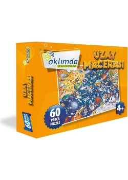 Uzay Macerasi 60 Parça Puzzle Aklımda Zeka Oyunlari