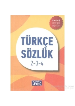 Ilköğretim Türkçe Sözlük 1-5 ( Karton ) Parıltı