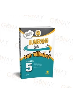 Günay 5.Sınıf Bumerang Fen Bilimleri Akıllı Defter Kitap