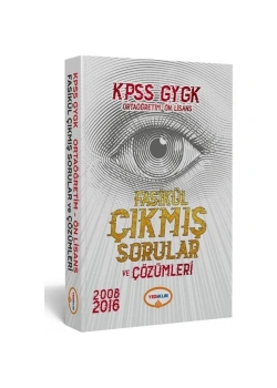 Kpss Gy Gk Ortaöğretim Önlisans 2008-2016 Çıkmış Sorular