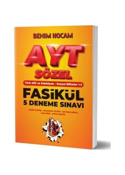 Ayt Sözel 5 Fasikül Deneme Benim Hocam