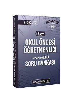 Pegem 2021 Öabt Okul Öncesi Öğretmenliği Çözümlü Soru Bankası
