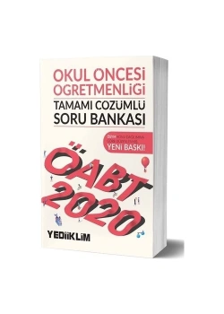Öabt 2020 Okul Öncesi Öğretmenliği Çözümlü Soru Bankası Yediiklim