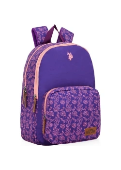 U.S. Polo Mor Çiçekli Sırt Çantası PLÇAN22148