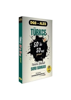 Tasarı Dgs Ales Türkçe 50 De 50 Net Garanti Çözümlü Soru Bankası