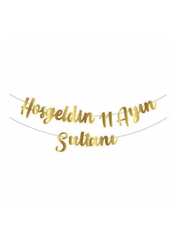 Ramazan Süsü Kaligrafi Banner Hoşgeldin 11 Ayın Sultanı