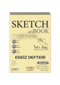 Doru Folıx Sahra Spiralli A4 Bloknot 90 Gr Ivory Kağıt Flx-820322