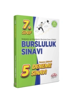 Editör 7.Sınıf Bursluluk Sınavı 5 Çözümlü Deneme