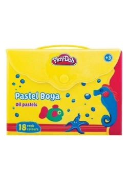 Play-Doh Pastel Boya Çantalı 18 Renk Pa006