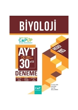 Çap Ayt Biyoloji 30X13 Deneme