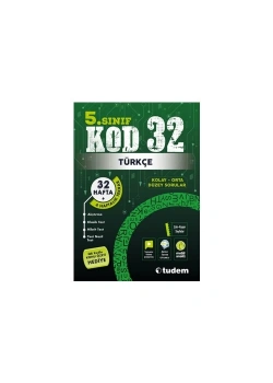 Tudem 5.Sınıf Kod 32 Türkçe Kolay Orta Düzey Sorular