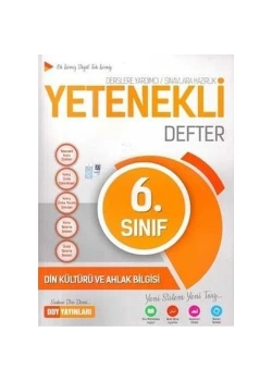 Ddy 6.Sınıf Din Kültürü Yetenekli Defter