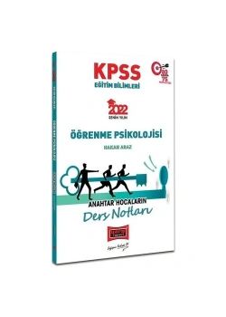 Yargı 2022 Kpss Eğitim Bilimleri Öğrenme Psikolojisi Anahtar Ders Notları