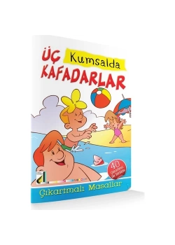 Üç Kafadarlar Kumsalda - Çıkartmalı Masallar 6 - Damla