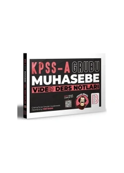 Kpss-A Grubu Muhasebe Ders Notları Benim Hocam