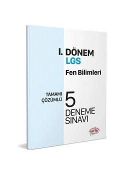 Editör Lgs 1.Dönem Fen Bilimleri 5 Deneme Sınavı