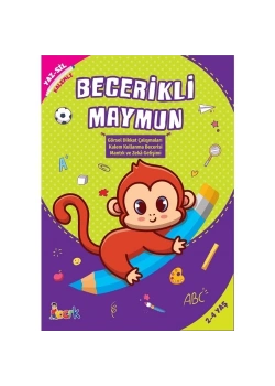 Becerikli Maymun Yaz Sil Kalemli 2-4 Yaş  Bıcırık