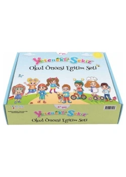 Yetenekli Sekiz 4 Yaş Okul Öncesi Eğitimi Full Set 20 Kitap İlkadım