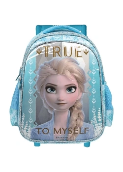 Mikro 5155 Frozen İlkokul Çantası Çekçekli Salto True