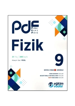 Eğitim Vadisi 9.Sınıf Fizik Planlı Ders Föyü