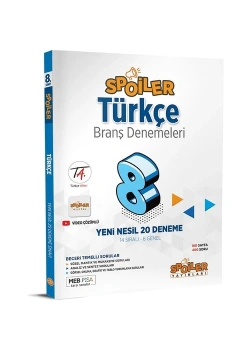 Spoiler 8.Sınıf Türkçe 20 Deneme