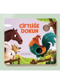 İlk Dokun Hisset Kitabım Çiftliğe Dokun  Sincap Kitap