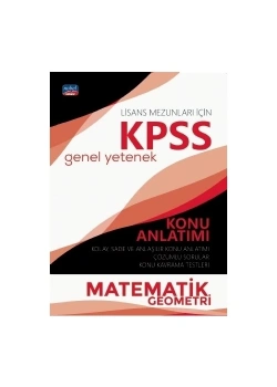 Nobel Kpss Lisans Matematik Geometri Konu Anlatım