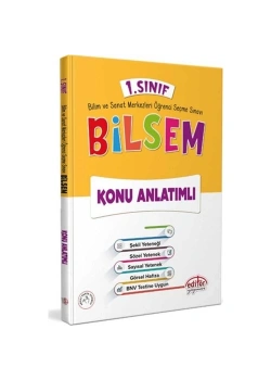 Editör 1.Sınıf Bilsem Konu Anlatım
