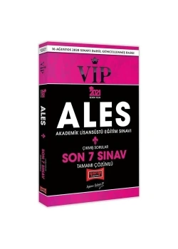 Yargı Ales 2021 Vip Son 7 Yıl Çıkmış Çözümlü Sorular