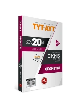 Tyt Ayt Geometri 2001-2020 Son 20 Yıl Çıkmış Sorular A Yayınları