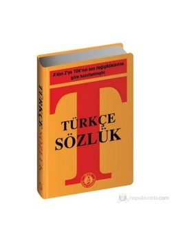 Türkçe Sözlük Plastik Kapak -M010 Cep Boy 1.Hm  Birleşik