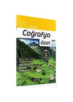 10.Sınıf Coğrafya Özet   Delta