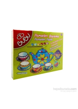 Bu-Bu Porselen Boyama Çay Keyfi Seti 2 Kod:Bubu-Pb0006