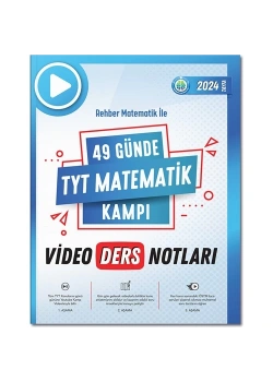 Rehber Matematik İle 49 Günde Tyt Matematik Kampı Video Ders Notları