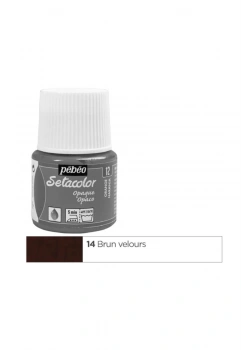 Pebeo 295- 14 45Ml Setacolor Kumaş Boyası Kadife Kahve