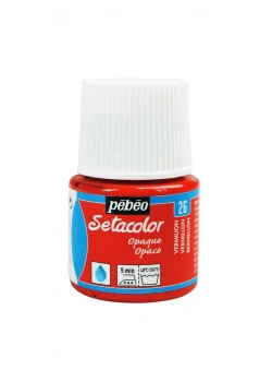 Pebeo 295- 26 45Ml Setacolor Kumaş Boyası Parlak Kırmızı